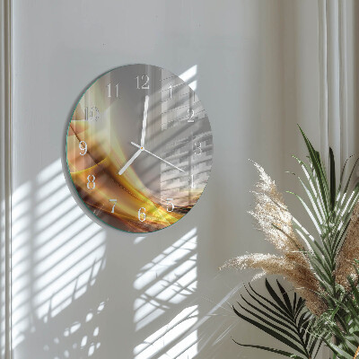 Horloge ronde Abstraction