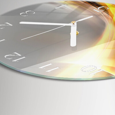 Horloge ronde Abstraction