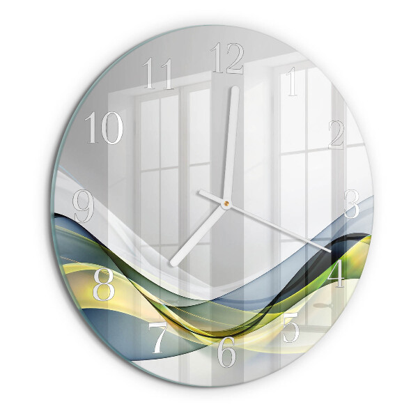Horloge ronde Abstraction
