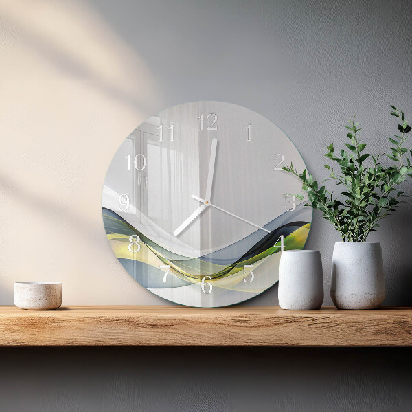 Horloge ronde Abstraction