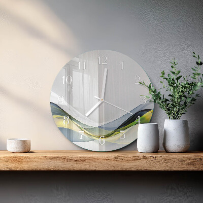Horloge ronde Abstraction