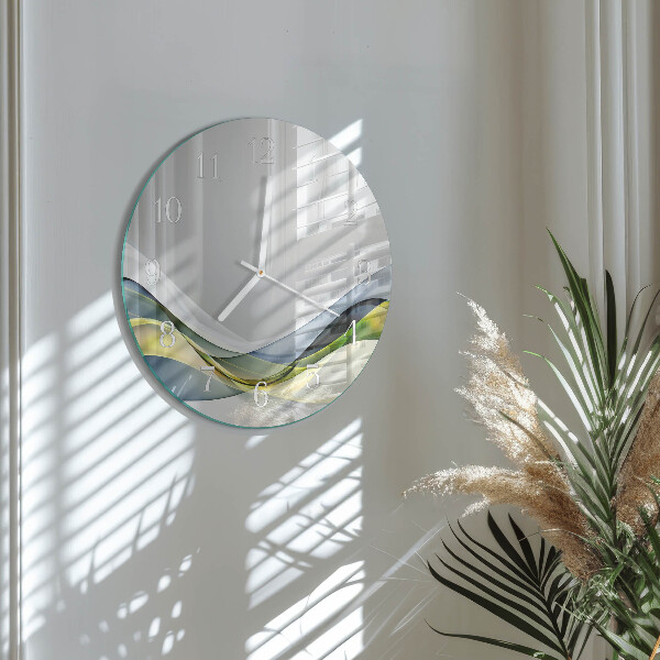 Horloge ronde Abstraction