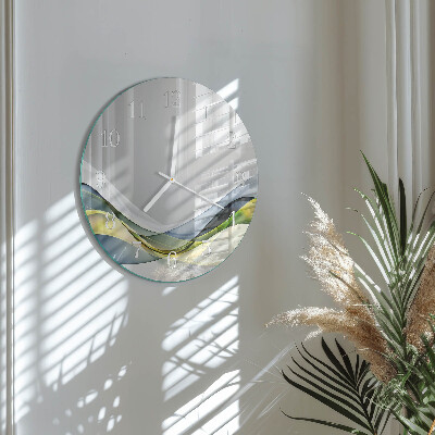 Horloge ronde Abstraction