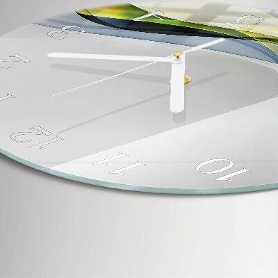 Horloge ronde Abstraction