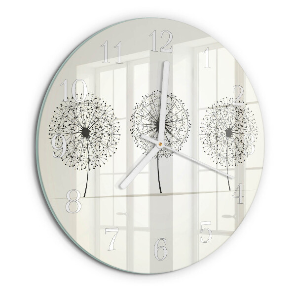 Horloge ronde Abstraction