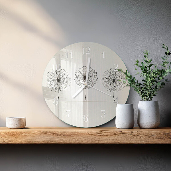 Horloge ronde Abstraction
