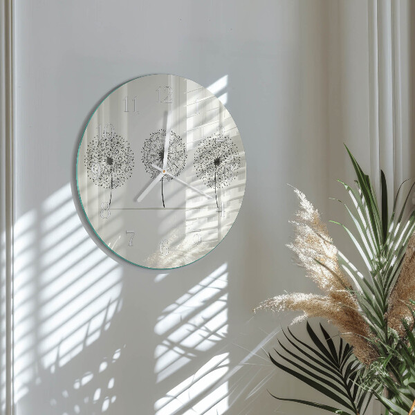 Horloge ronde Abstraction