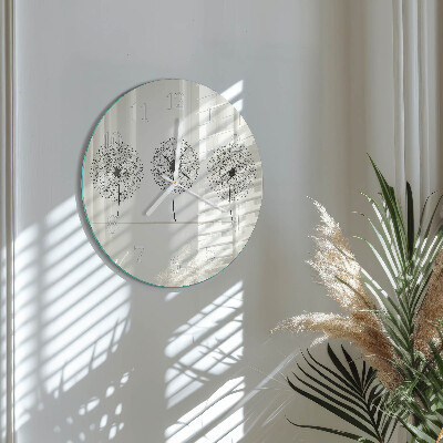 Horloge ronde Abstraction