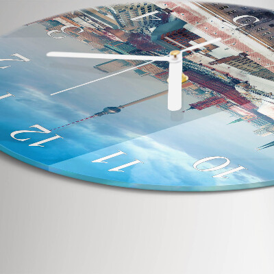 Horloge ronde Ville d'hiver