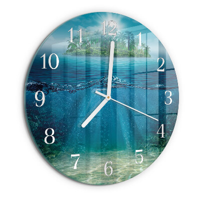 Horloge ronde Fond de la mer