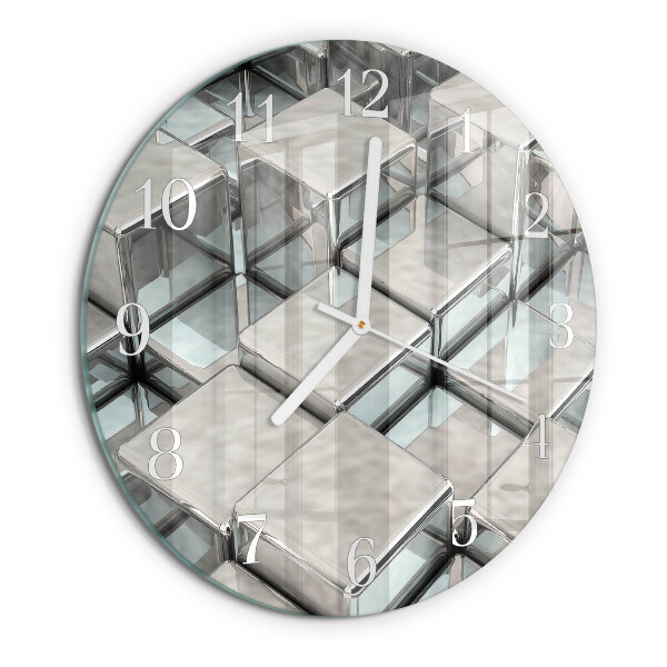 Horloge ronde Dés