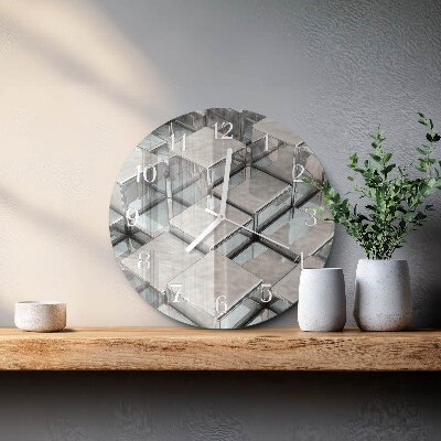 Horloge ronde Dés