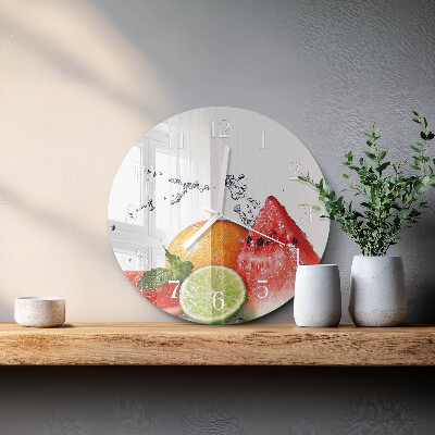 Horloge ronde Fruit