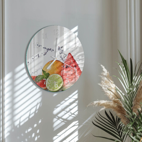 Horloge ronde Fruit