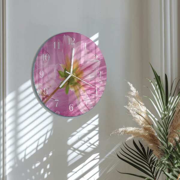 Horloge ronde Fleur
