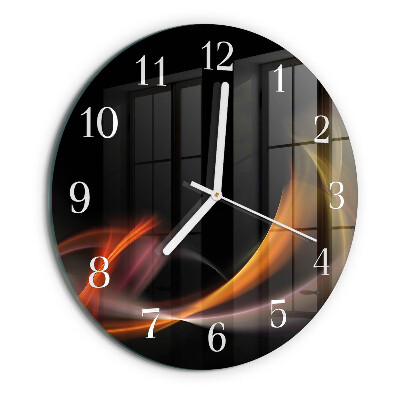 Horloge ronde Abstraction