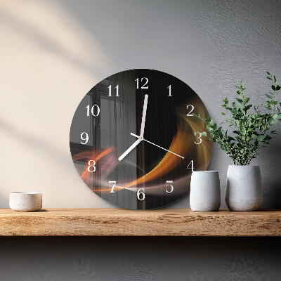 Horloge ronde Abstraction
