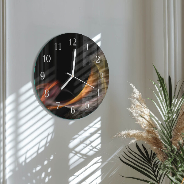 Horloge ronde Abstraction