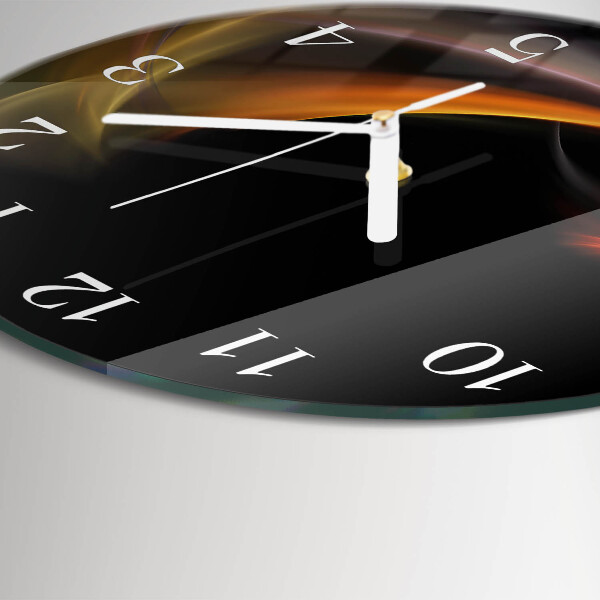 Horloge ronde Abstraction