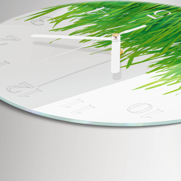 Horloge ronde Herbe