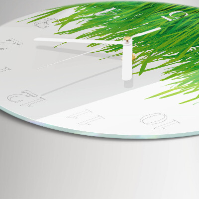 Horloge ronde Herbe