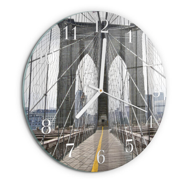 Horloge ronde Pont de Brooklyn