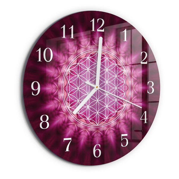Horloge ronde Abstraction