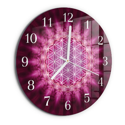 Horloge ronde Abstraction