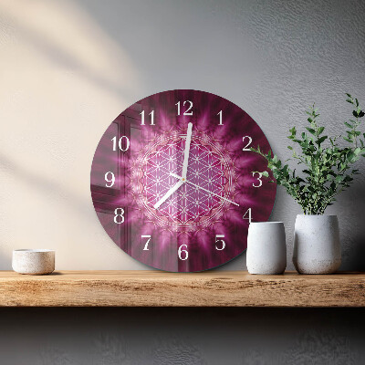 Horloge ronde Abstraction