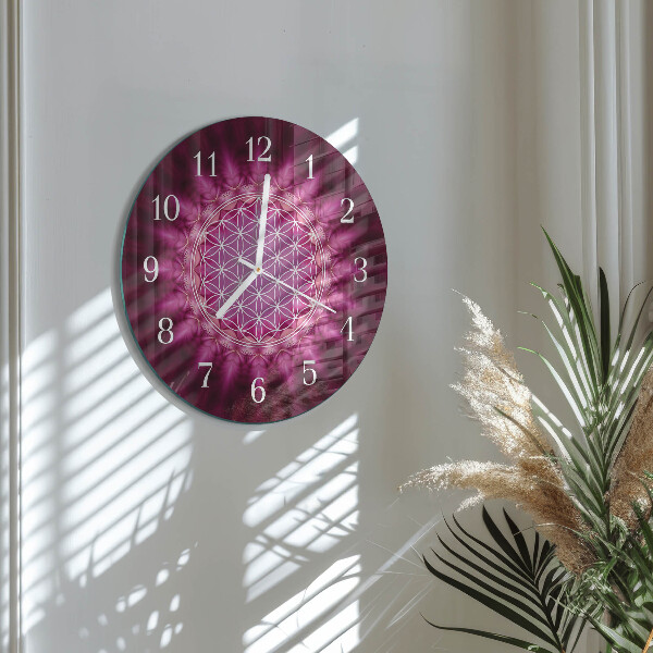 Horloge ronde Abstraction