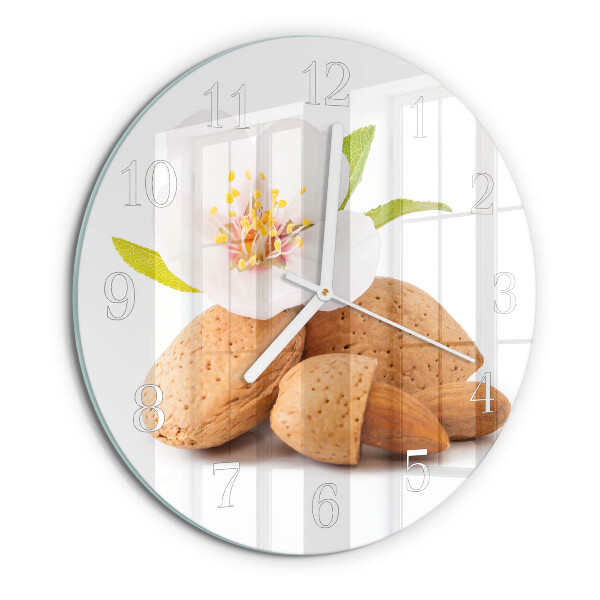 Horloge ronde Amandes