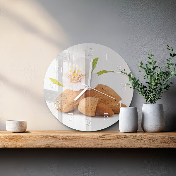 Horloge ronde Amandes