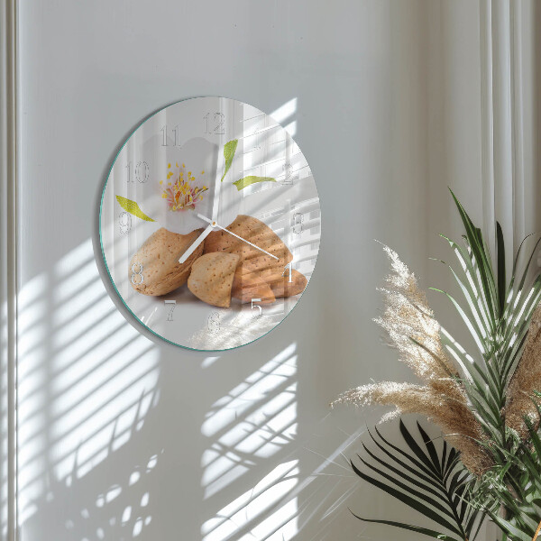 Horloge ronde Amandes