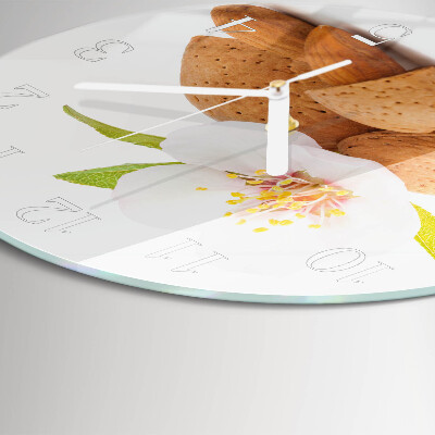 Horloge ronde Amandes