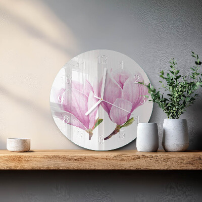 Horloge ronde Magnolia