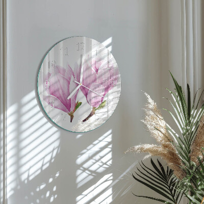 Horloge ronde Magnolia