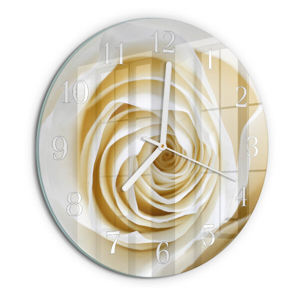 Horloge ronde Rose