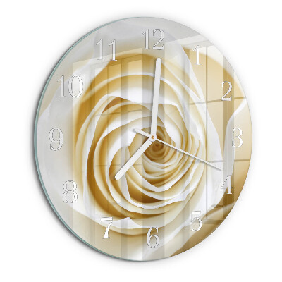 Horloge ronde Rose
