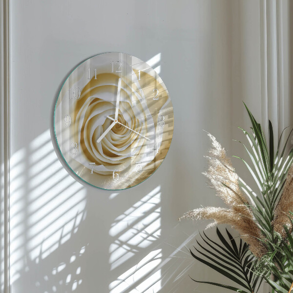 Horloge ronde Rose
