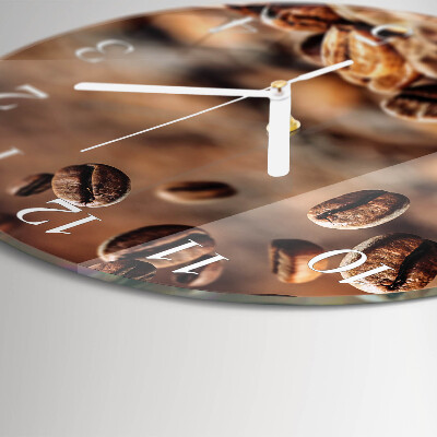 Horloge ronde Café en grains