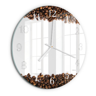 Horloge ronde Café en grains
