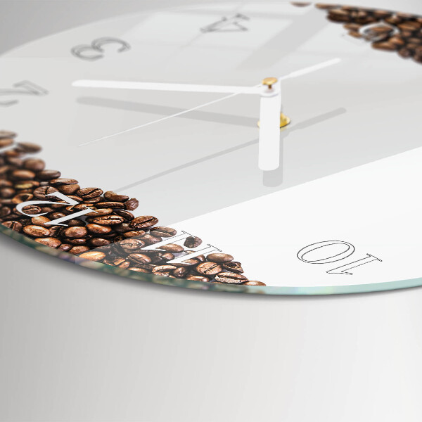 Horloge ronde Café en grains
