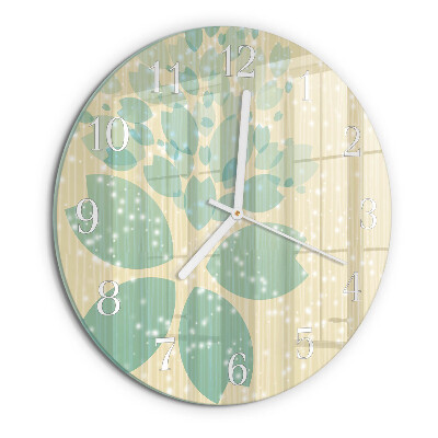 Horloge ronde Abstraction