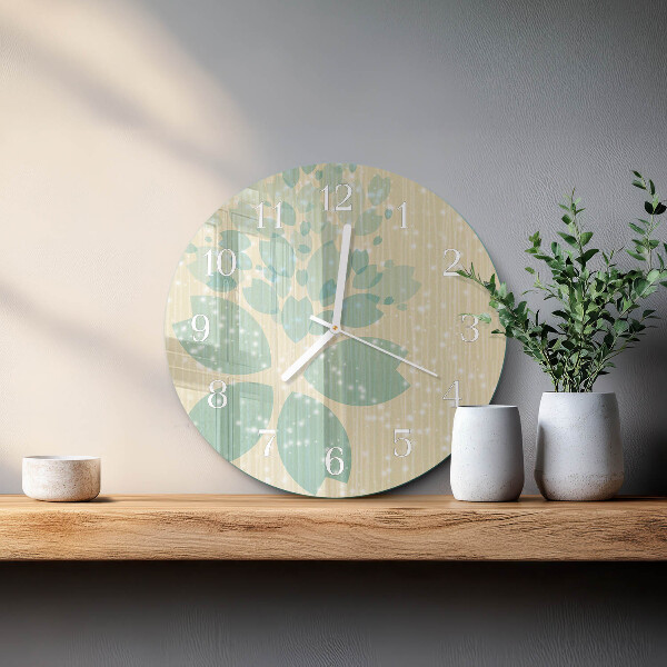 Horloge ronde Abstraction