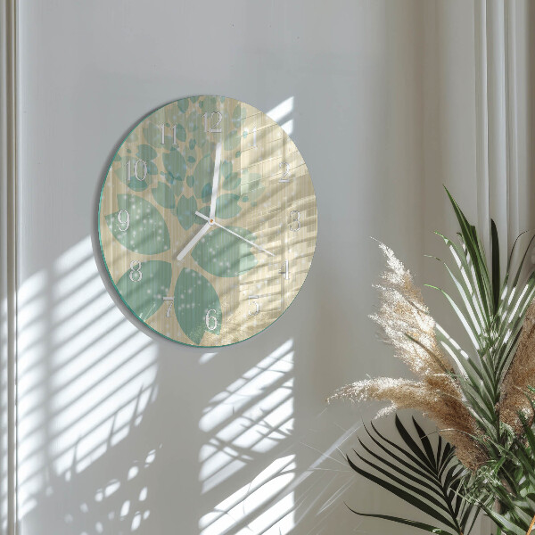Horloge ronde Abstraction