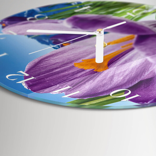 Horloge ronde Printemps