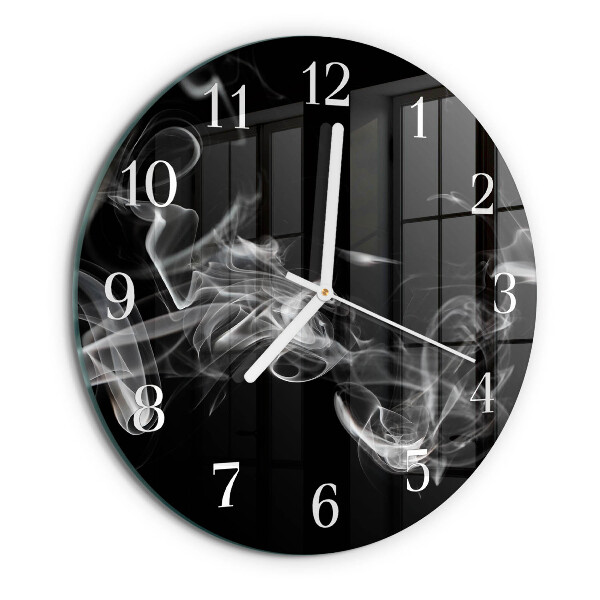 Horloge ronde Fumée