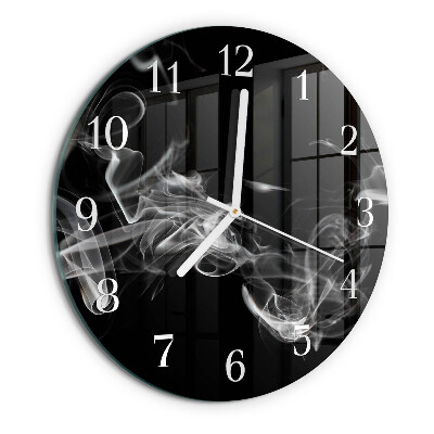 Horloge ronde Fumée