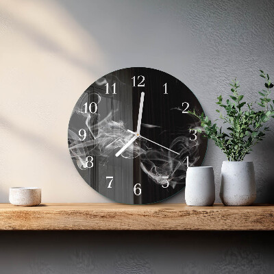 Horloge ronde Fumée