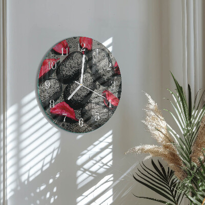 Horloge ronde Pierres